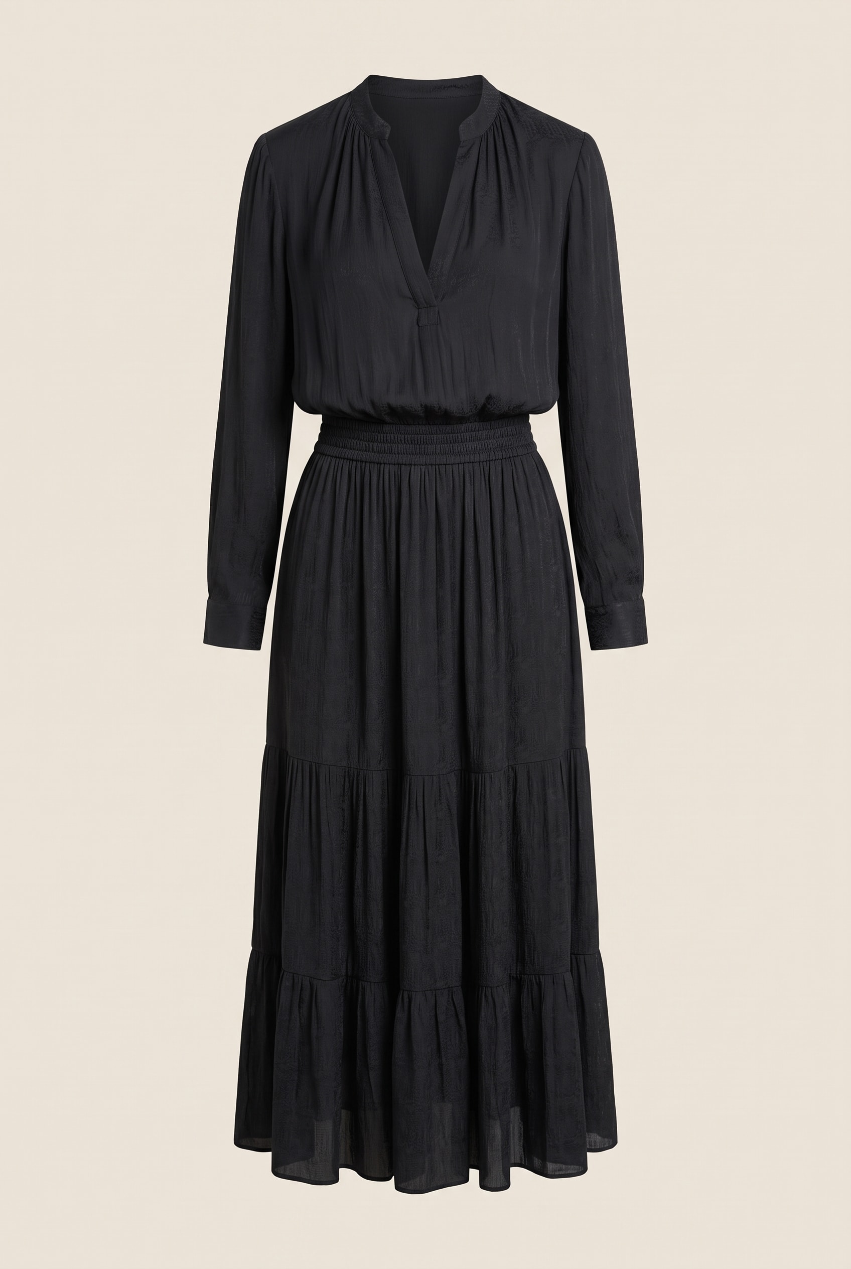 Vestido Satin Serpetine Preto