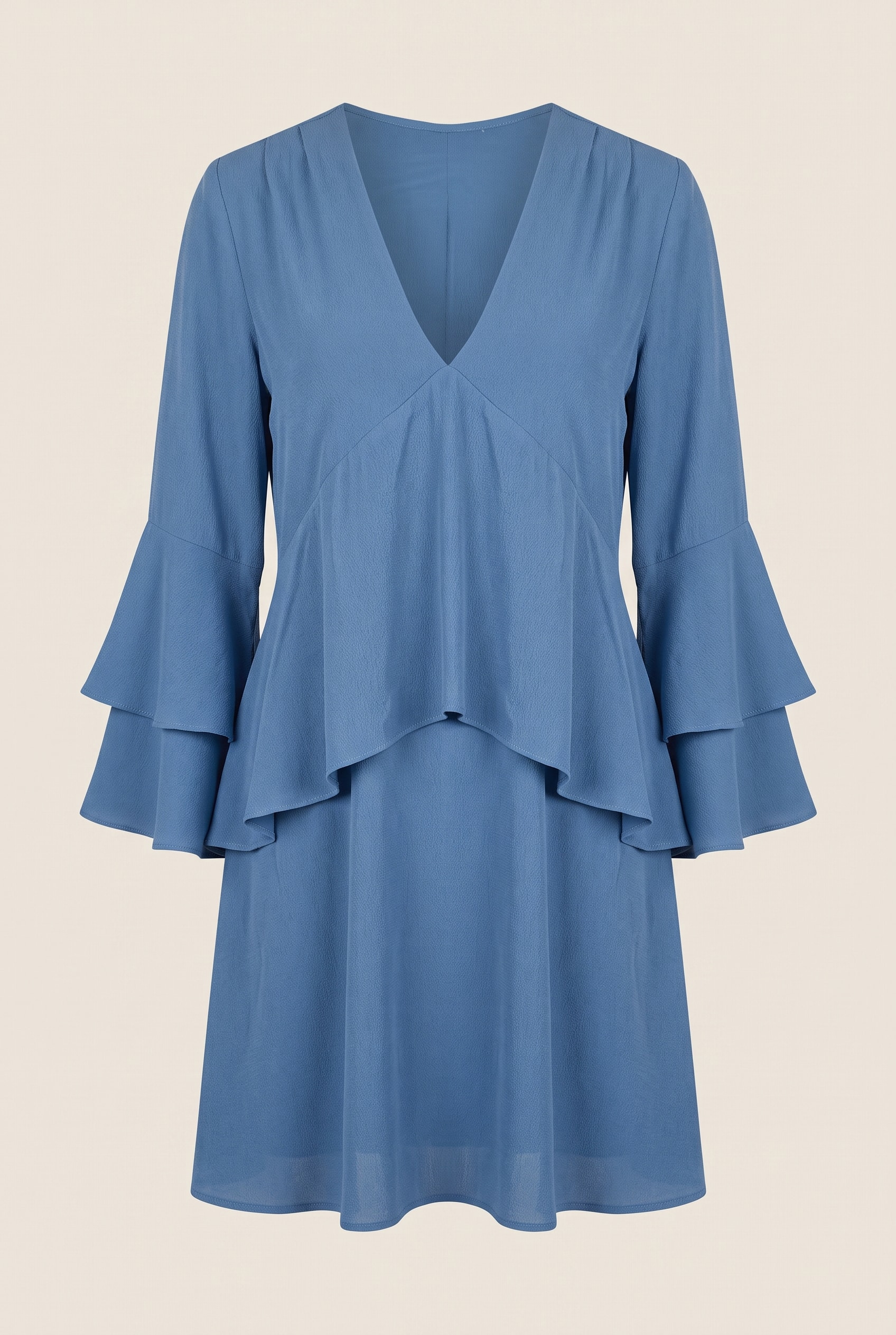 Vestido Tour Curto Azul Mykonos