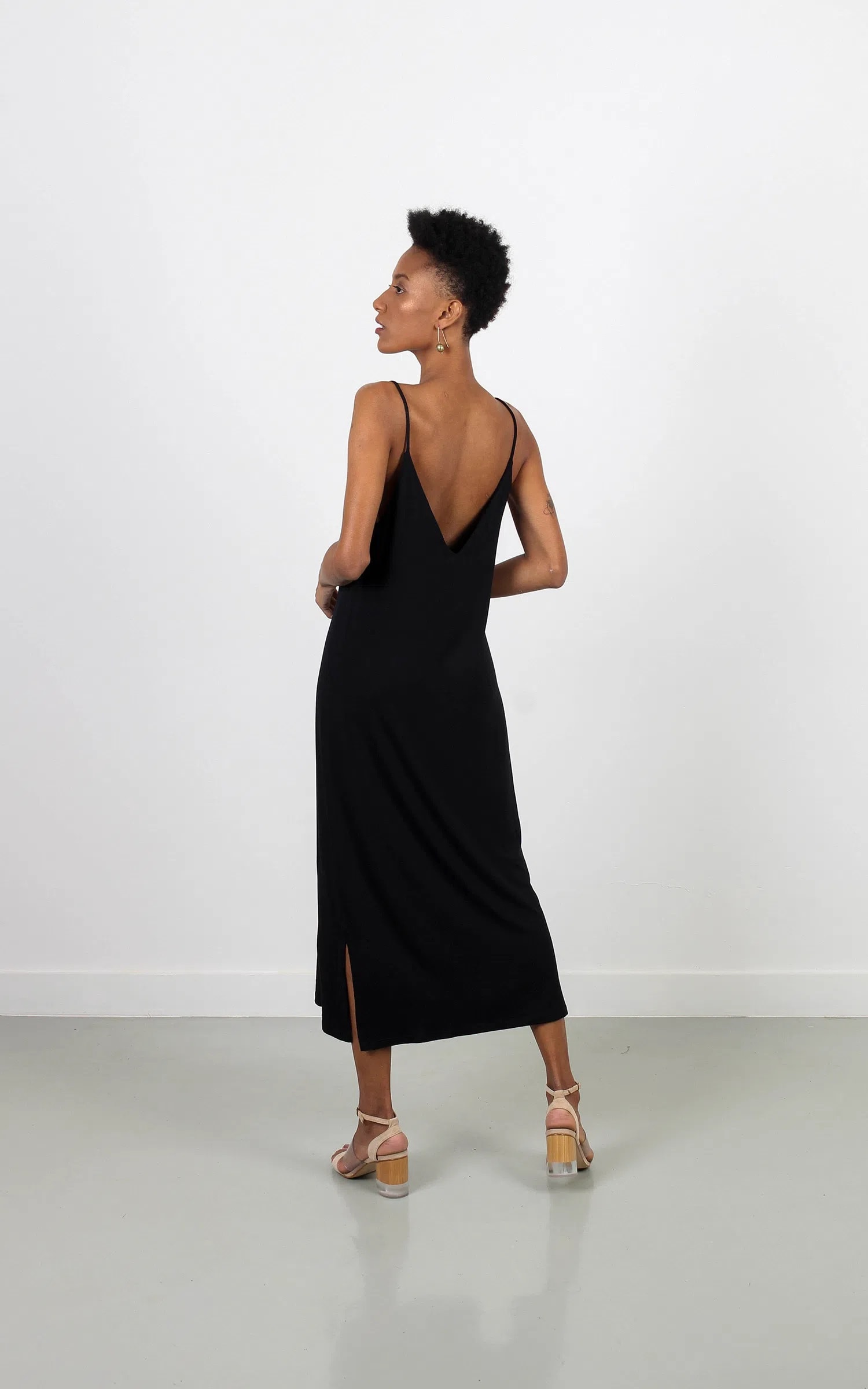Vestido Tubinho Malha Preto