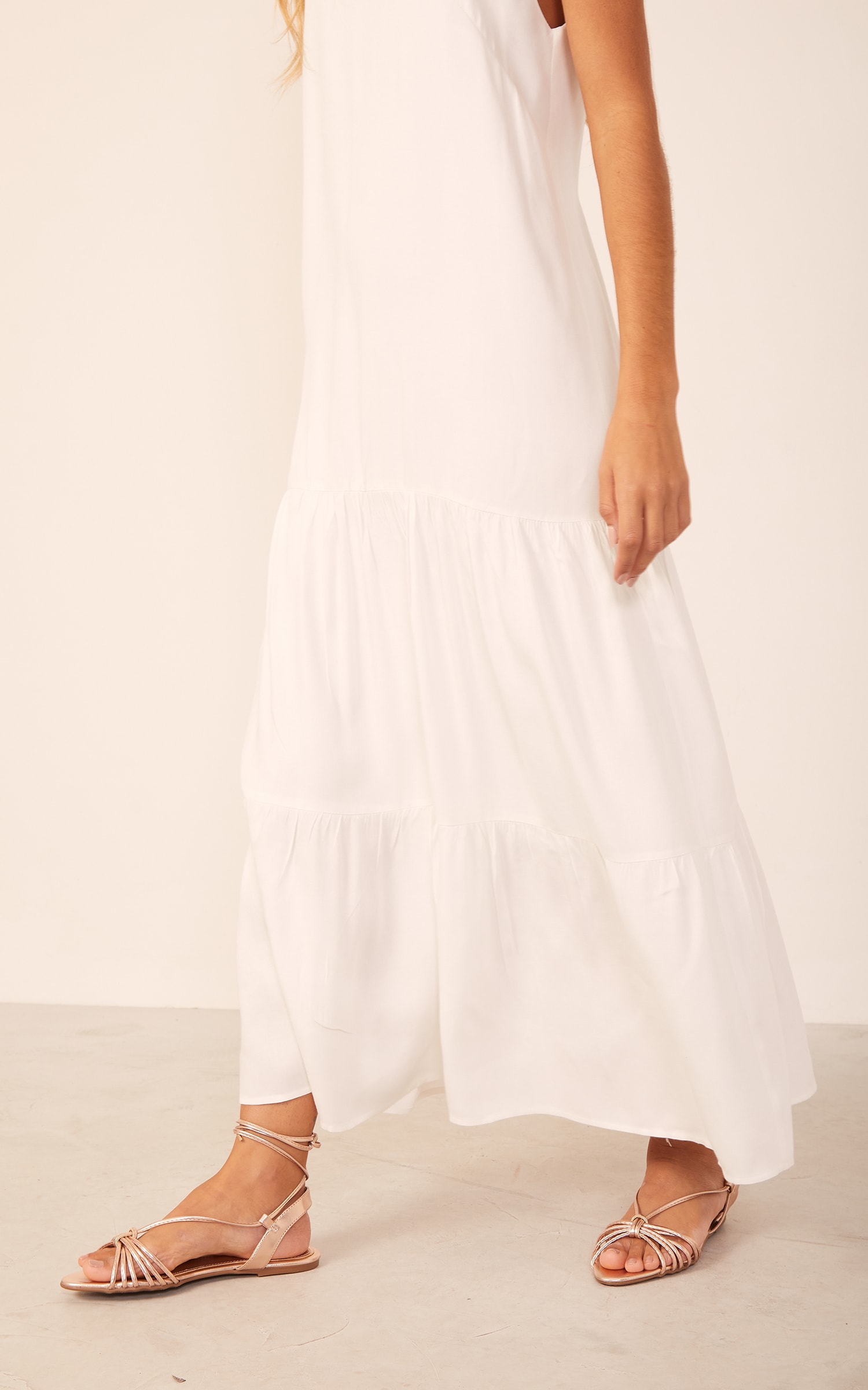 Vestido Viver Amplo Off White