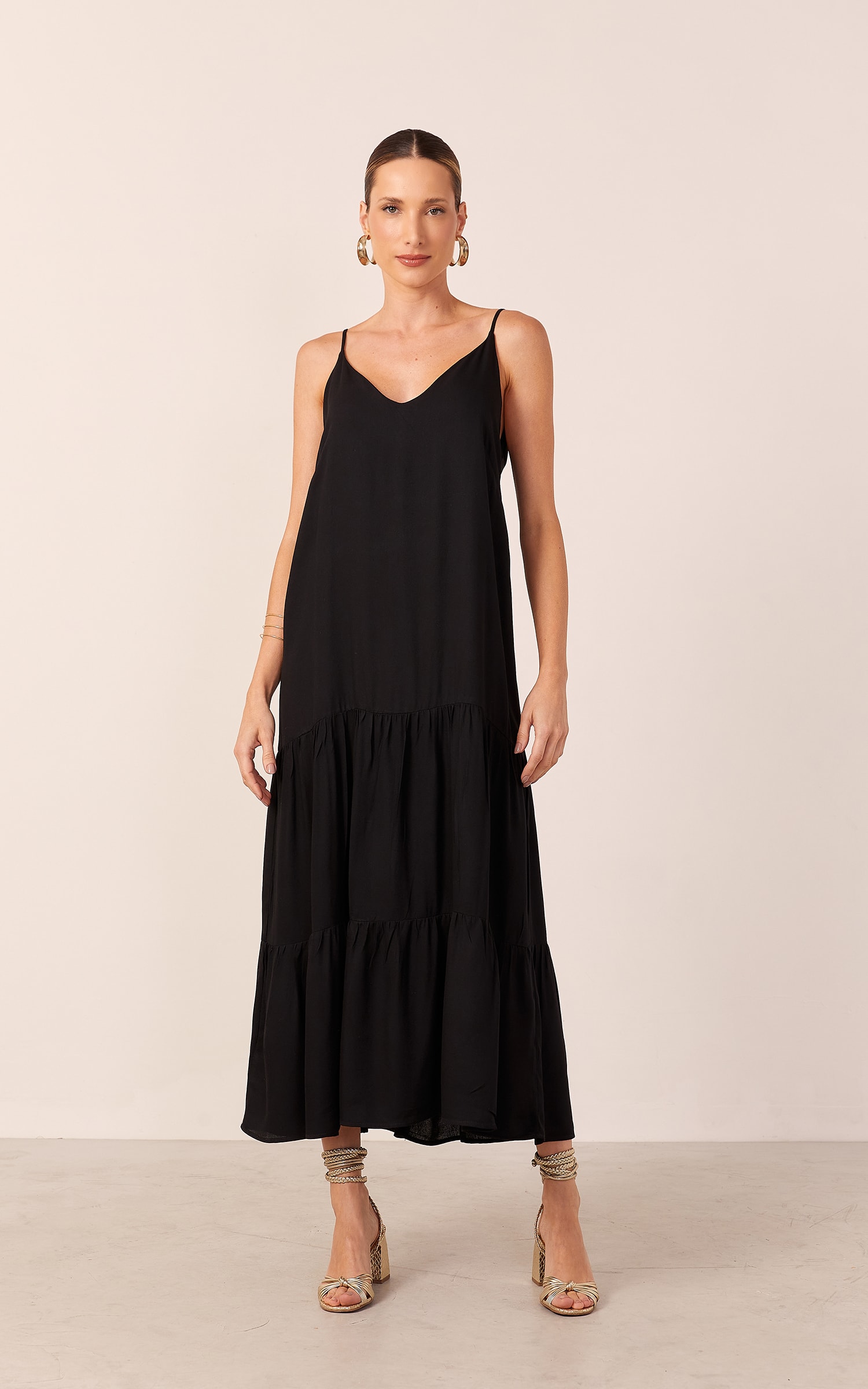 Vestido Viver Amplo Preto