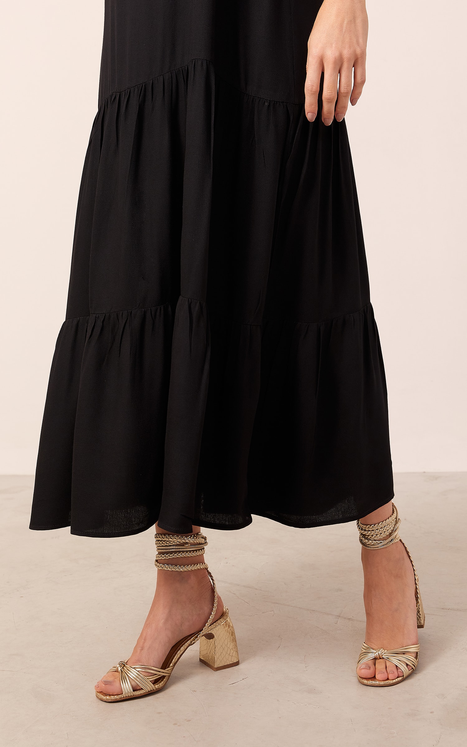 Vestido Viver Amplo Preto